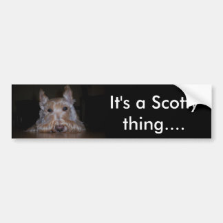 Autocollant De Voiture C'est une chose de Scotty…