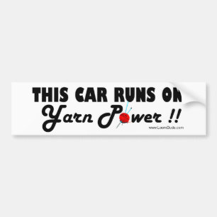 Autocollant De Voiture Cette voiture roule sur la puissance de fil ! !