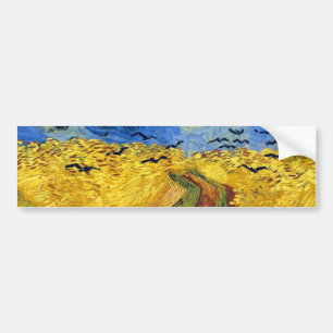 Autocollant De Voiture Champs de blé de Van Gogh Impressionnisme célèbre