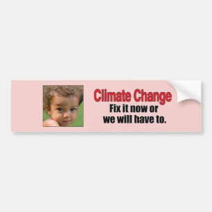 Autocollant De Voiture Changement climatique