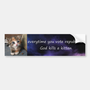 Autocollant De Voiture chaque fois que vous votez le républicain