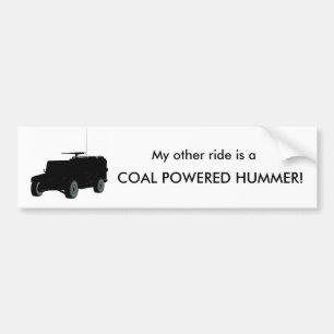 Autocollant De Voiture Charbon Powerd Hummer