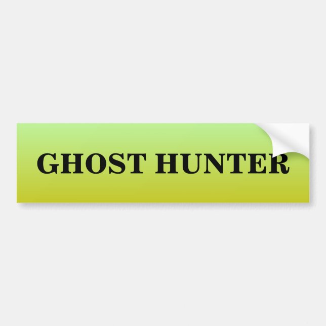Autocollant De Voiture Chasseur de fantômes Sticker Éffrayant (Devant)