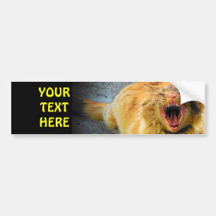 Autocollant De Voiture Chat criard plus votre texte