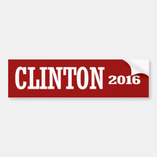 AUTOCOLLANT DE VOITURE CHELSEA CLINTON 2016