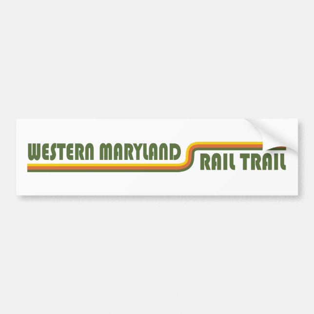 Autocollant De Voiture Chemin de fer Western Maryland (Devant)