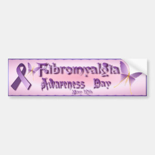 Autocollant De Voiture Chemises de jour de conscience de fibromyalgie