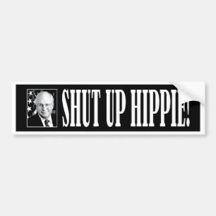 Autocollant De Voiture cheney_shutup_bmprstkr_blk