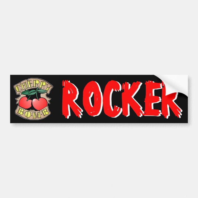 Autocollant De Voiture Cherry Bomb Rocker (Devant)