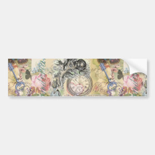 Autocollant De Voiture Cheshire Chat Alice Wonderland Classic