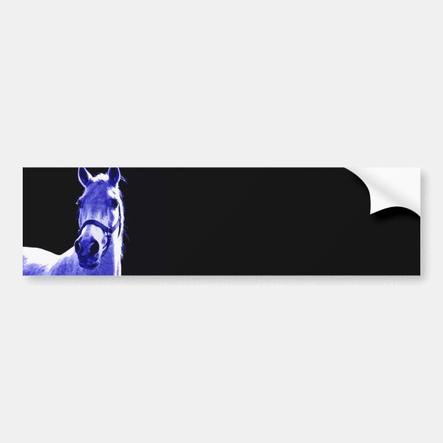Autocollant De Voiture Cheval de nuit (Devant)
