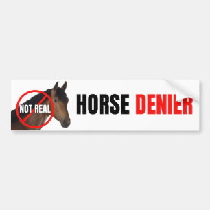 Autocollant De Voiture Cheval DENIER (ils ne sont pas réels) Drôle
