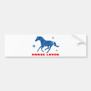 Autocollant De Voiture Cheval Lover