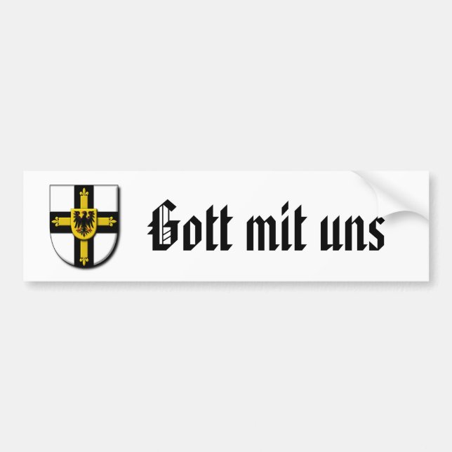 Autocollant De Voiture Chevaliers Teutonic (Devant)