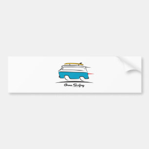 Autocollant De Voiture Chevrolet Corvair Greenbrier a fait du surf