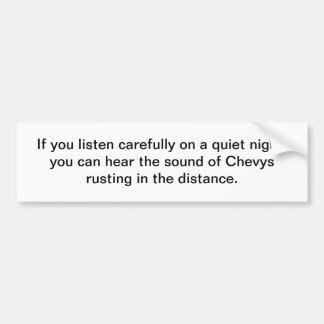Autocollant De Voiture Chevys se rouillant dans la distance - adhésif