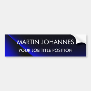 Autocollant De Voiture Chic Elegant Plain Bleu Design