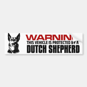 Autocollant De Voiture Chien de berger néerlandais - Dutchie