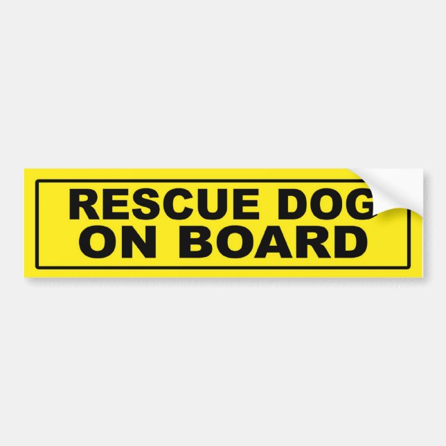 Autocollant De Voiture Chien de délivrance à bord (Devant)