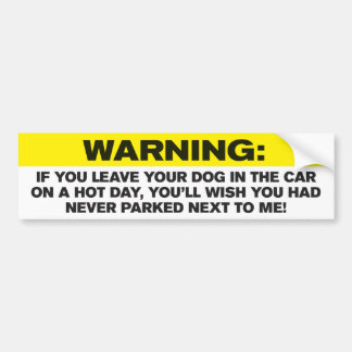 Autocollant De Voiture Chiens dans des voitures chaudes - adhésif pour