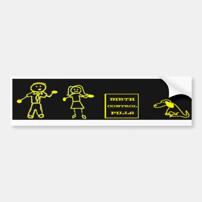 Autocollant De Voiture Chiffre adhésif pour pare-chocs de bâton de (Devant)