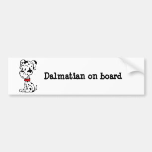 Autocollant De Voiture Chiot dalmate