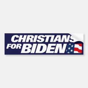 Autocollant De Voiture Chrétiens Pour Biden 2024