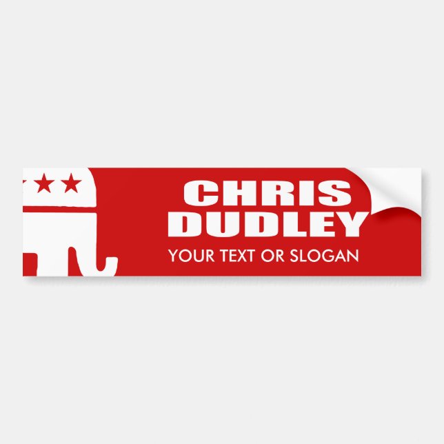 AUTOCOLLANT DE VOITURE CHRIS DUDLEY POUR LE GOUVERNEUR (Devant)