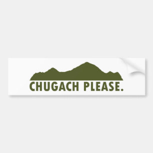 Autocollant De Voiture Chugach s'il vous plaît