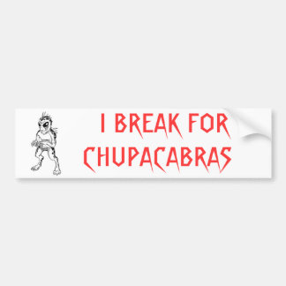 Autocollant De Voiture Chupacabra