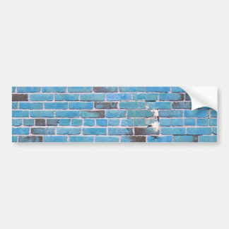 Autocollant De Voiture Ciel bleu Vintage en brique texture murale