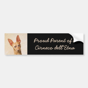 Autocollant De Voiture Cirneco dell’Etna Peinture - Cute Original Chien A