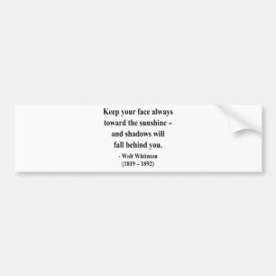 Autocollant De Voiture Citation 7a de Whitman