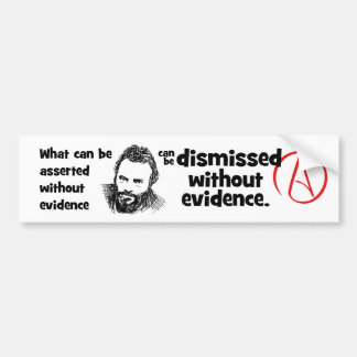 Autocollant De Voiture Citation de Christopher Hitchens