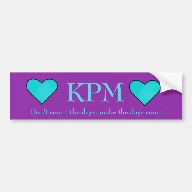 Autocollant De Voiture Citation de KPM (Devant)
