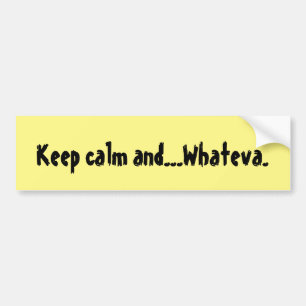 Autocollant De Voiture Citation de Whateva