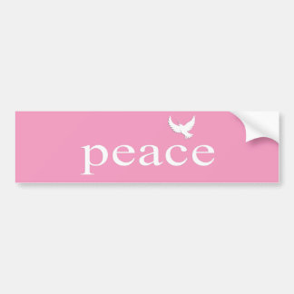 Autocollant De Voiture Citation inspirée rose de paix