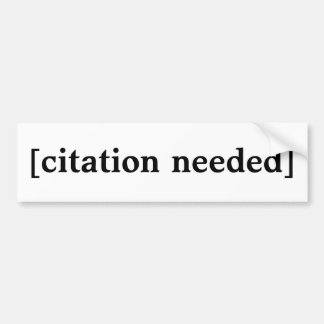 Autocollant De Voiture Citation requise