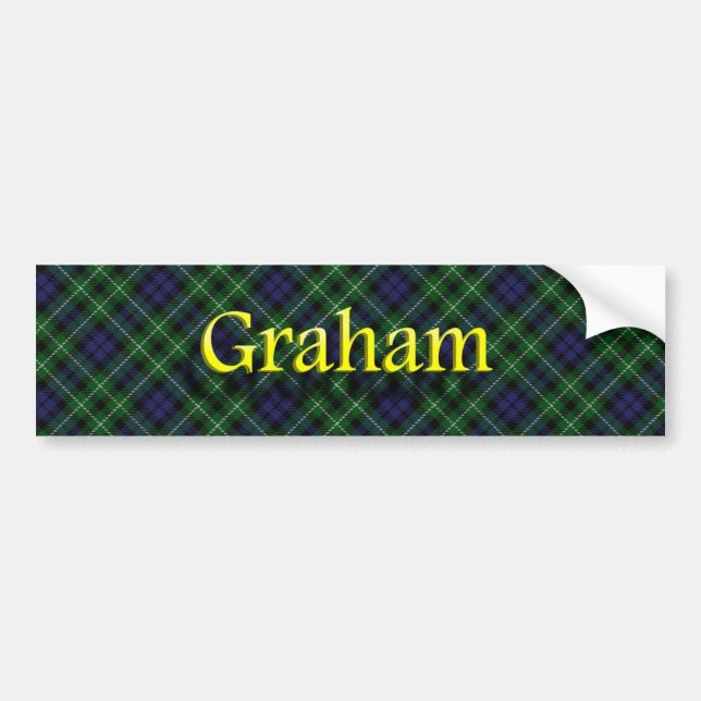 Autocollant De Voiture Clan Graham Scottish (Devant)