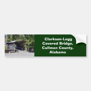 Autocollant De Voiture Clarkson Pont couvert Alabama