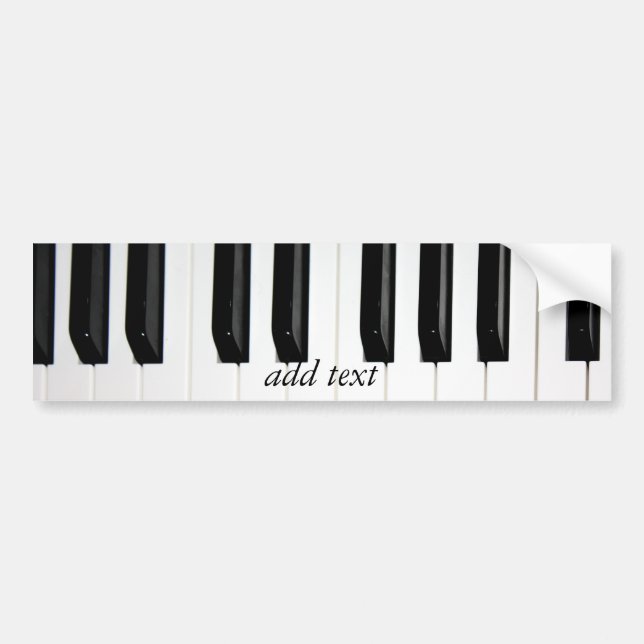 Autocollant De Voiture Clavier d'organe (Devant)