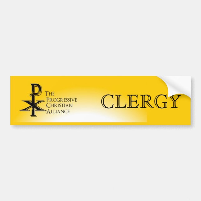 Autocollant De Voiture Clergé Bumpersticker de l'APC (Devant)