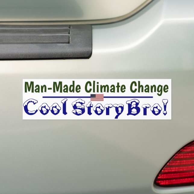 Autocollant De Voiture Climate Change Cool story brun (En voiture)