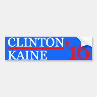 Autocollant De Voiture Clinton Kaine 2016
