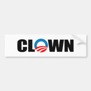 AUTOCOLLANT DE VOITURE CLOWN
