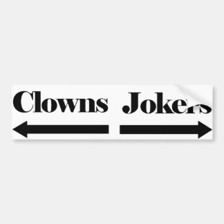 Autocollant De Voiture Clowns et jokers