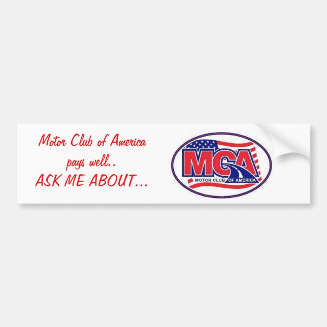 Autocollant De Voiture Club de moteur de l'Amérique - le 40for80.com (Devant)