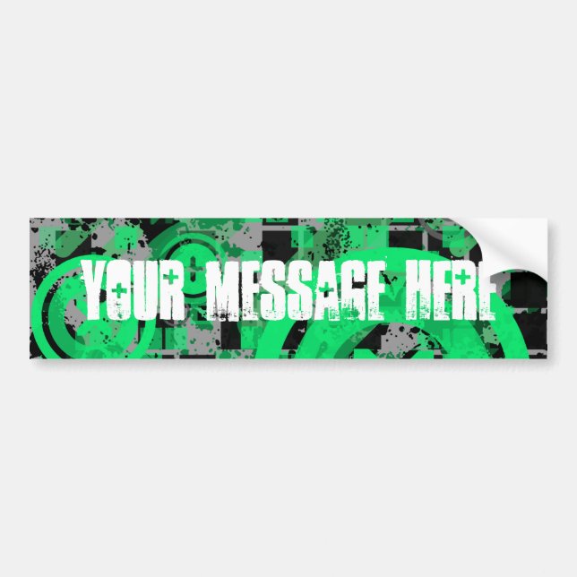 Autocollant De Voiture COAlitionz. Message personnalisable.-Personnalisé (Devant)