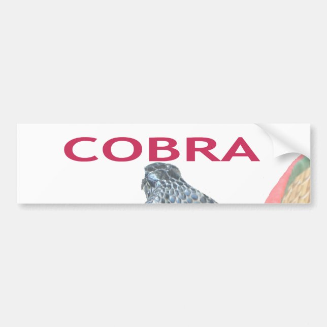 Autocollant De Voiture Cobra dans le panier Imprimer (Devant)
