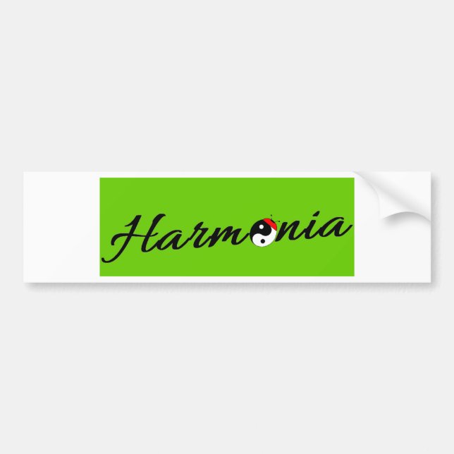 Autocollant De Voiture Coccinelle Harmonia zen (Devant)